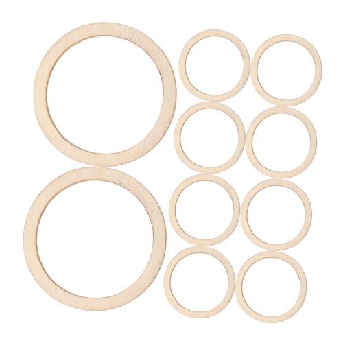 EPIGEIST 100Stücke DIY Bastelzubehör Ausgehöhlte Holzscheiben Runde Holzstücke für Kreative Dekoration für Bastelprojekte Weihnachten Wandbehänge Unbehandelte EPIGEIST 100Stücke DIY Bastelzubehör Ausgehöhlte Holzscheiben Runde Holzstücke für Kreative Dekoration für Bastelprojekte Weihnachten Wandbehänge Unbehandelte von EPIGEIST