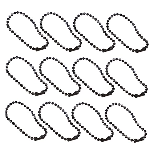 EPIGEIST 100Stücke Perlenketten Runde Kugel Perlenketten für DIY Schmuckherstellung Metallisch Langlebig und Rostfrei für Kleidung Taschen und Bastelprojekte EPIGEIST 100Stücke Perlenketten Runde Kugel Perlenketten für DIY Schmuckherstellung Metallisch Langlebig und Rostfrei für Kleidung Taschen und Bastelprojekte von EPIGEIST