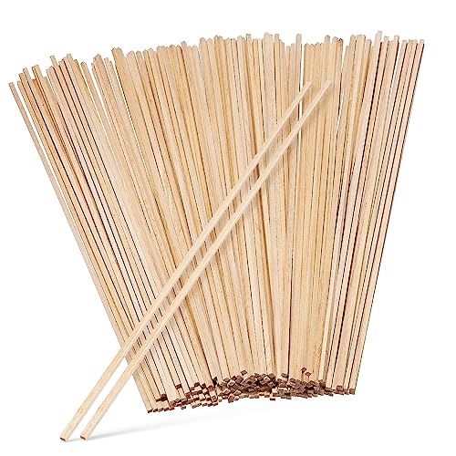 EPIGEIST 100Stücke Unbearbeitete Holzstäbchen Quadratische Bastelstäbe DIY Materialien für Kunstprojekte Modellbau und Kreative Bastelideen von EPIGEIST