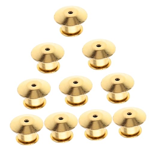 EPIGEIST 10Stücke Metall Pin Verschlüsse Flache Anstecknadeln Mit Goldenen Rückseiten Sichere Rückseiten Für Abzeichen Und Broschen Robuste Emaille Pin Rückseiten Für Vielseitige EPIGEIST 10Stücke Metall Pin Verschlüsse Flache Anstecknadeln Mit Goldenen Rückseiten Sichere Rückseiten Für Abzeichen Und Broschen Robuste Emaille Pin Rückseiten Für Vielseitige von EPIGEIST
