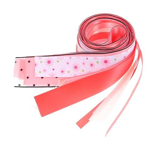 EPIGEIST 11 Stück Farbband-Kombinationsset Schleifenbänder zum Basteln rotes Band verdrahtetes Band Bausatz Blau seidenband ribbon sticken Bogen machen Bänder Haarklammerband Polyester Rosa von EPIGEIST