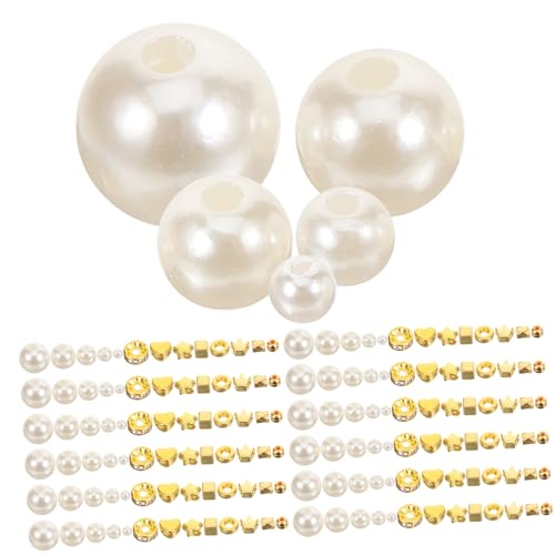 EPIGEIST 1170 Stück Acrylperlen mit DIY Bastelperlen für Armbänder und Ohrringe Vielseitige Spacer Beads für Schmuckdesign von EPIGEIST