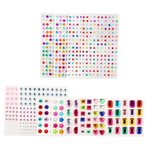 EPIGEIST 12 Blatt Teiliges Nail Art Dekor mit Selbstklebenden Hautfreundlichen Acryl Strasssteinen in Verschiedenen Formen für DIY Maniküre Nägel Körper Feste und Besondere Anlässe EPIGEIST 12 Blatt Teiliges Nail Art Dekor mit Selbstklebenden Hautfreundlichen Acryl Strasssteinen in Verschiedenen Formen für DIY Maniküre Nägel Körper Feste und Besondere Anlässe von EPIGEIST