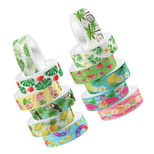 EPIGEIST 12 Rollen Grünes Washi Tape Scrapbooking Klebeband Dekoratives DIY Papierklebeband Wiederverwendbar Leicht Abreißbar Für Tagebücher Planer Geschenke Verpackung EPIGEIST 12 Rollen Grünes Washi Tape Scrapbooking Klebeband Dekoratives DIY Papierklebeband Wiederverwendbar Leicht Abreißbar Für Tagebücher Planer Geschenke Verpackung von EPIGEIST