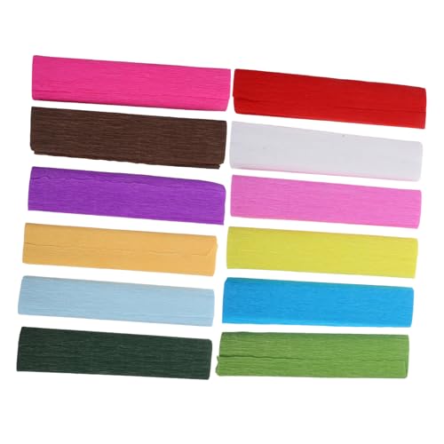 EPIGEIST 12 Rollen Krepppapier-luftschlangen, Rollen, 249,9 X 49,9 Cm, Regenbogen-partydekorationen, Party-luftschlangen Für Hochzeit, Geburtstag, Festival-dekoration von EPIGEIST