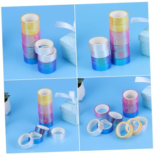 EPIGEIST 12 Rollen Regenbogen Masking Tape Hochviskoses Wasserfestes DIY Klebeband in Weiß Blau Gelb Rosé und Lila Vielseitig für Scrapbooking Geschenkverpackung und Bastelprojekte EPIGEIST 12 Rollen Regenbogen Masking Tape Hochviskoses Wasserfestes DIY Klebeband in Weiß Blau Gelb Rosé und Lila Vielseitig für Scrapbooking Geschenkverpackung und Bastelprojekte von EPIGEIST