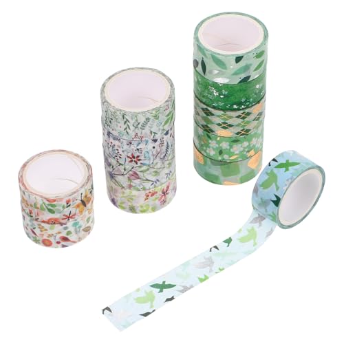 EPIGEIST 12 Rollen Teiliges Blumenmuster Washi Tape Dekorative Klebebänder für Scrapbooking DIY Planer Fotoalbum Handgefertigte Bastelprojekte Vielseitige Papierklebebänder für Kreative EPIGEIST 12 Rollen Teiliges Blumenmuster Washi Tape Dekorative Klebebänder für Scrapbooking DIY Planer Fotoalbum Handgefertigte Bastelprojekte Vielseitige Papierklebebänder für Kreative von EPIGEIST