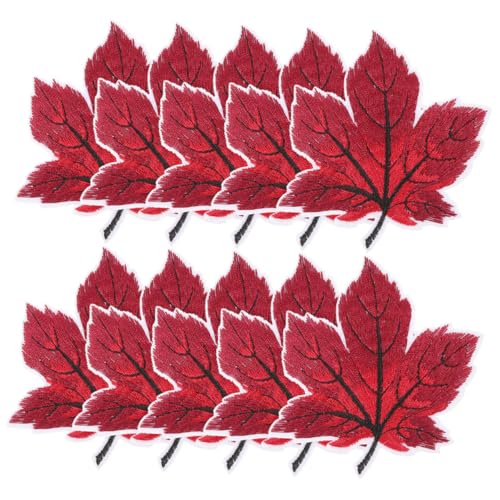 EPIGEIST 12 Stück Bügelflicken mit Besticktem Ahornblattmotiv DIY Kleidung Reparatur Patches Farbenfrohe Stoffapplikationen für Jacken Taschen Hüte als Herbstliche Deko und Accessoire EPIGEIST 12 Stück Bügelflicken mit Besticktem Ahornblattmotiv DIY Kleidung Reparatur Patches Farbenfrohe Stoffapplikationen für Jacken Taschen Hüte als Herbstliche Deko und Accessoire von EPIGEIST