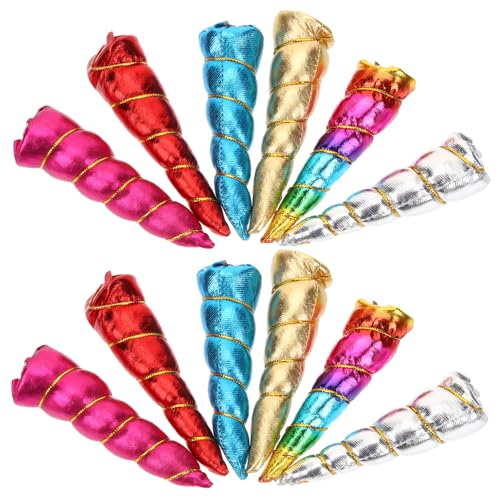 EPIGEIST 12 Stück Einhorn Hörner für DIY Dekoration Glitzernde Haaraccessoires für Kreative Kopfband Gestaltung für Partys Blau Gold Rot Silber EPIGEIST 12 Stück Einhorn Hörner für DIY Dekoration Glitzernde Haaraccessoires für Kreative Kopfband Gestaltung für Partys Blau Gold Rot Silber von EPIGEIST