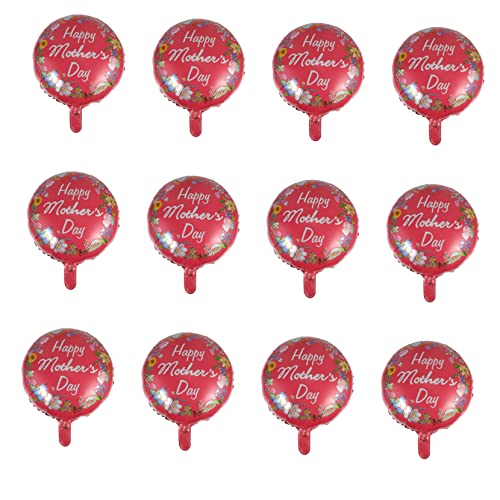 EPIGEIST 12 Stück Muttertagsballons Enthüllen Mütter Blaue Zahl Grüne Aluminiumfolienballons Partydekorationen Ballons Für Den Muttertag Muttertagsparty Ballons Aluminiumfolie Rosa von EPIGEIST