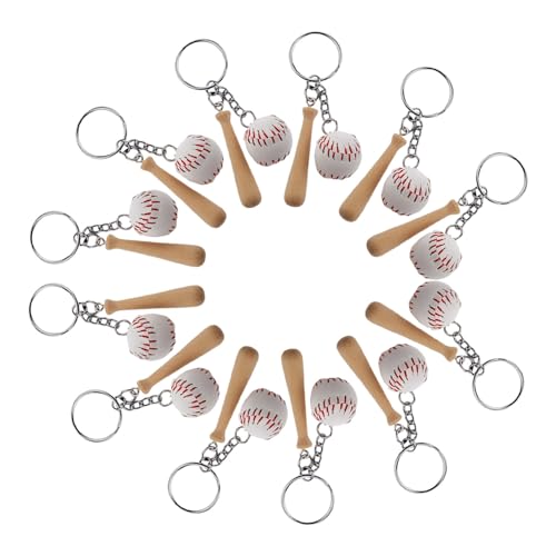 EPIGEIST 12 Stück Teiliges Baseball Schlüsselanhänger aus PU und Holz Leichte Party deko und Geschenkidee Robust und Tragbar für Kindergeburtstag Sportevents und Mitgebsel EPIGEIST 12 Stück Teiliges Baseball Schlüsselanhänger aus PU und Holz Leichte Party deko und Geschenkidee Robust und Tragbar für Kindergeburtstag Sportevents und Mitgebsel von EPIGEIST