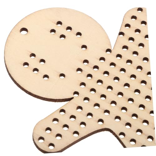 EPIGEIST 12 Stück Teiliges Holzanhänger zum Besticken Lebkuchen Mann Form Blanko Stickvorlagen aus Langlebigem Holz zum Diy Kreuzstich Basteln Fadenschutz Natürliche für Weihnachtsdeko EPIGEIST 12 Stück Teiliges Holzanhänger zum Besticken Lebkuchen Mann Form Blanko Stickvorlagen aus Langlebigem Holz zum Diy Kreuzstich Basteln Fadenschutz Natürliche für Weihnachtsdeko von EPIGEIST