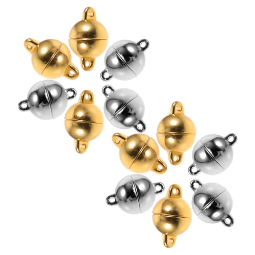EPIGEIST 12 Stück Teiliges Magnetverschluss für Schmuckherstellung Glänzende DIY Verschlüsse für Halsketten und Armbänder Praktische Modisches Design Einfaches Ablegen Vielseitig EPIGEIST 12 Stück Teiliges Magnetverschluss für Schmuckherstellung Glänzende DIY Verschlüsse für Halsketten und Armbänder Praktische Modisches Design Einfaches Ablegen Vielseitig von EPIGEIST