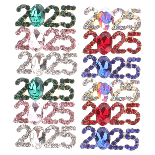 EPIGEIST 12 Stück Teiliges Mini Nail Charms Strassbesetzte Nageldekorationen in Zahlenform Glitzernde Nail Art Accessoires für DIY Maniküre für Nagelgestaltung EPIGEIST 12 Stück Teiliges Mini Nail Charms Strassbesetzte Nageldekorationen in Zahlenform Glitzernde Nail Art Accessoires für DIY Maniküre für Nagelgestaltung von EPIGEIST