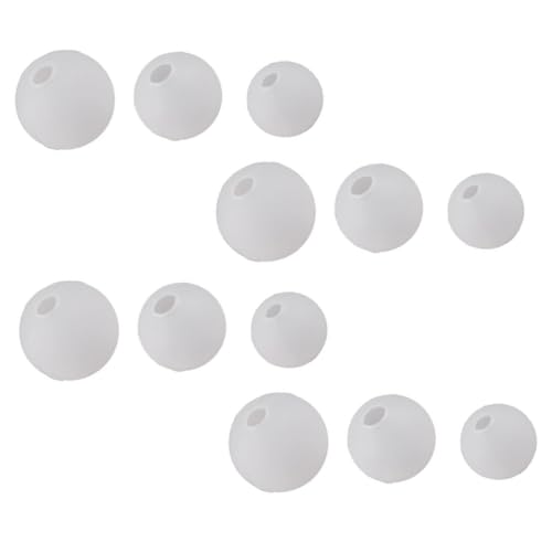 EPIGEIST 12 Stück Teiliges Silikon ballform DIY Schmuckherstellung Flexible Langlebige Epoxidharz kugelformen in Wiederverwendbar für Originelles Basteln und Resin gießarbeiten von EPIGEIST