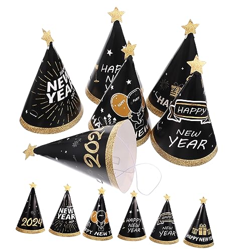 EPIGEIST 12St Papierhut für das neue Jahr 2024 happy times neujahrswunsch party sachen Neujahrspartyhüte presents konisch Festzelt Zahlen Silvester Partygeschenke Partyhüte aus Papier EPIGEIST 12St Papierhut für das neue Jahr 2024 happy times neujahrswunsch party sachen Neujahrspartyhüte presents konisch Festzelt Zahlen Silvester Partygeschenke Partyhüte aus Papier von EPIGEIST