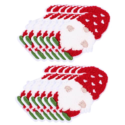 EPIGEIST 12Stücke Weihnachts Patches Selbstklebende Stoffaufnäher für DIY Kleidung Accessoires und Bastelprojekte zum Dekorieren und Reparieren von Kleidung und Rucksäcken von EPIGEIST