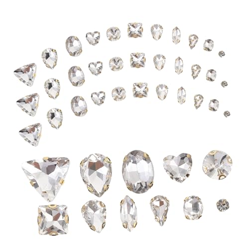 EPIGEIST 130 Stück Teiliges Strasssteine Klauen zum Aufnähen Glitzernde Dekorationen für Kleidung Taschen Schuhe DIY Bastelmaterial Weiß für Hochzeit Mode und Geschenkideen EPIGEIST 130 Stück Teiliges Strasssteine Klauen zum Aufnähen Glitzernde Dekorationen für Kleidung Taschen Schuhe DIY Bastelmaterial Weiß für Hochzeit Mode und Geschenkideen von EPIGEIST