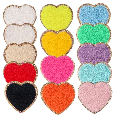 EPIGEIST 14 Stück Teiliges Herzförmige Selbstklebende Verschleißfeste Stick Patches in Bunten Farben für Kleidung Jeans Taschen DIY Dekoration und Reparatur für Vielseitigen Einsatz EPIGEIST 14 Stück Teiliges Herzförmige Selbstklebende Verschleißfeste Stick Patches in Bunten Farben für Kleidung Jeans Taschen DIY Dekoration und Reparatur für Vielseitigen Einsatz von EPIGEIST