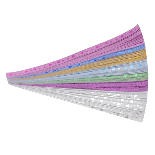 EPIGEIST 140 Stück Teiliges Origami Stern Papierstreifen Glitzernde Bastelpapiere für DIY Sternfalten Kreative Handwerksstreifen Mehrfarbiges Faltpapier für Dekorationen EPIGEIST 140 Stück Teiliges Origami Stern Papierstreifen Glitzernde Bastelpapiere für DIY Sternfalten Kreative Handwerksstreifen Mehrfarbiges Faltpapier für Dekorationen von EPIGEIST