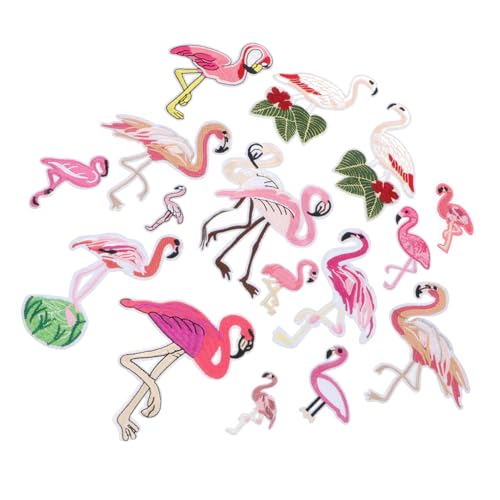 EPIGEIST 16 Stück Teiliges Flamingo Stickerei Patches Set Dekorative Aufnäher zum Aufnähen Weiche Stoffflicken für Kleidung Taschen Hüte DIY Reparatur und Verzierungen EPIGEIST 16 Stück Teiliges Flamingo Stickerei Patches Set Dekorative Aufnäher zum Aufnähen Weiche Stoffflicken für Kleidung Taschen Hüte DIY Reparatur und Verzierungen von EPIGEIST