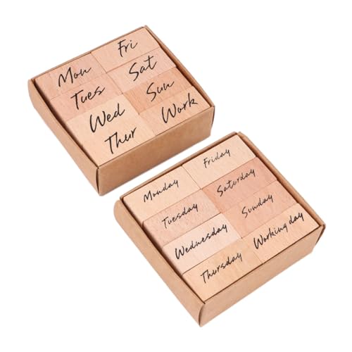 EPIGEIST 16 Stück Teiliges Holzstempel Gummistempeln Präzise Gravur DIY Wochen Buchstabenstempel für Tagebuch Scrapbooking und Kreative Bastelprojekte Langlebig und Wiederverwendbar EPIGEIST 16 Stück Teiliges Holzstempel Gummistempeln Präzise Gravur DIY Wochen Buchstabenstempel für Tagebuch Scrapbooking und Kreative Bastelprojekte Langlebig und Wiederverwendbar von EPIGEIST