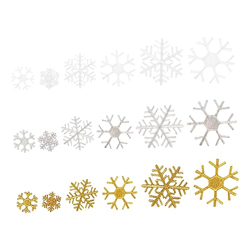 EPIGEIST 18 Stück Teiliges Schneeflocken Stoffaufnäher Bunte Weihnachts Applikationen Langlebige Vielseitige Stoffpatches für Kleidung Bastelprojekte Babykleidung und Weihnachtsdeko EPIGEIST 18 Stück Teiliges Schneeflocken Stoffaufnäher Bunte Weihnachts Applikationen Langlebige Vielseitige Stoffpatches für Kleidung Bastelprojekte Babykleidung und Weihnachtsdeko von EPIGEIST