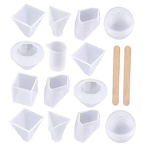 EPIGEIST 18Stücke DIY Silikonformen Set Teiliges Set für Bastelprojekte Hochwertigem Langlebigem für Home Dekorationen und Kunstprojekte Kompakt EPIGEIST 18Stücke DIY Silikonformen Set Teiliges Set für Bastelprojekte Hochwertigem Langlebigem für Home Dekorationen und Kunstprojekte Kompakt von EPIGEIST