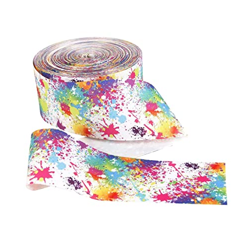 EPIGEIST 1rolle Handgemachtes Dekorationsband Aus Polyester Breit Farbig Bedruckt Für Geschenkverpackungen Haarbänder Party-dekorationen Und Bastelprojekte von EPIGEIST