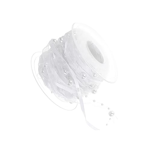 EPIGEIST 1Rolle Dekoratives Hochzeitsband Hochwertigem Material für Blumensträuße Geschenkverpackungen und DIY Projekte Elegantem Weiß Hochzeitsfeiern von EPIGEIST