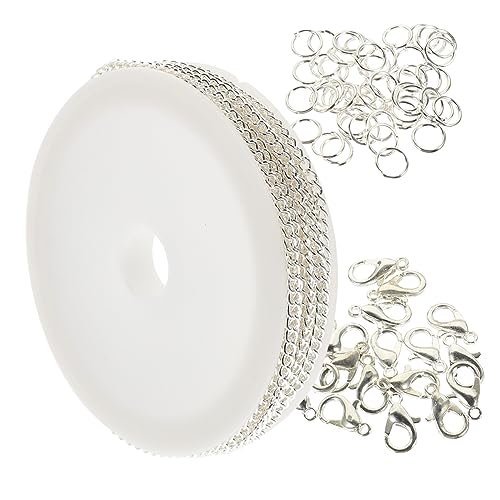 EPIGEIST 1Rolle Eisenketten Armband Schmuckherstellungsset mit Lobster Clips DIY Handwerkswerkzeuge für Halsketten und Armbänder für Projekte von EPIGEIST