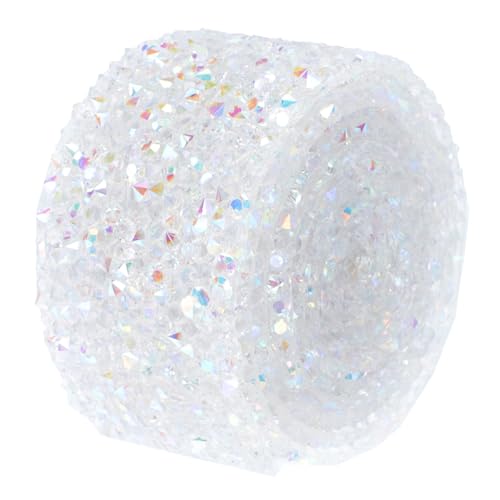 EPIGEIST 1Rolle Selbstklebendes Diamantband für DIY Kleidung Doppelseitiges Klebeband mit Strassdesign für Dekoration von Röcken Hochzeiten Partys und Handgefertigten Projekten von EPIGEIST