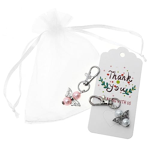 EPIGEIST 1satz Engel Schlüsselanhänger Mit Dankeschön-tags Hochwertiger Schlüsselring Für Hochzeiten Babypartys Und von EPIGEIST
