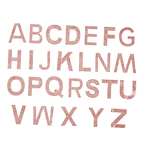 EPIGEIST 1Satz Bügelapplikationen Alphabet Patches für Kleidung und Taschen zur Dekoration und Reparatur von Textilien mit Selbstklebendem Rückenteil von EPIGEIST