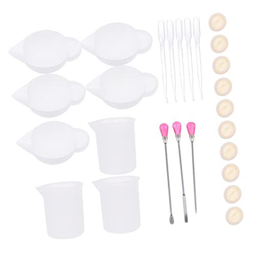 EPIGEIST 1Satz DIY Epoxidharz Werkzeugset Teiliges Mischwerkzeug Kit mit Messbechern und Rührstäbchen für Schmuckherstellung und Kunstprojekte Langlebig EPIGEIST 1Satz DIY Epoxidharz Werkzeugset Teiliges Mischwerkzeug Kit mit Messbechern und Rührstäbchen für Schmuckherstellung und Kunstprojekte Langlebig von EPIGEIST