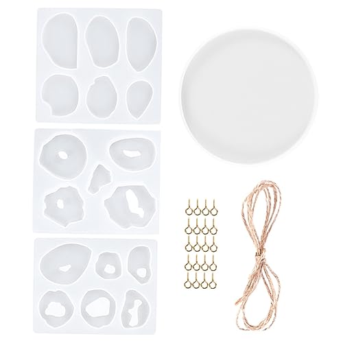 EPIGEIST 1Satz DIY Silikon Harz Gussform Teiliges Zubehör für Windspiele Flexible Epoxidharz Formen für Anhänger und Dekorationen für Heimdeko und von EPIGEIST