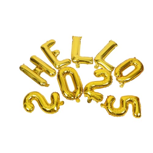 EPIGEIST 1Satz Hello Aluminiumfolienballons Neujahrsballons für Partydekoration Goldene Luftballons für Fröhliche Feiern für Abschlussfeiern Jubiläen und Neujahrsfeiern EPIGEIST 1Satz Hello Aluminiumfolienballons Neujahrsballons für Partydekoration Goldene Luftballons für Fröhliche Feiern für Abschlussfeiern Jubiläen und Neujahrsfeiern von EPIGEIST