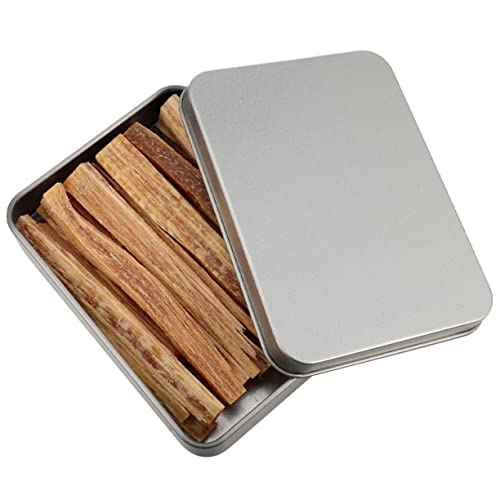 EPIGEIST 1Satz Naturholz Anzündholz Outdoor Flammstarter für Camping und Grillen Tragbare Feueranzünder im Praktischen Metallbehälter Geschenkidee von EPIGEIST