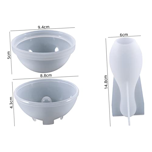 EPIGEIST 1Satz Silikon Bowling Gießform DIY Handgefertigte Form für Bowlingornamente Langlebiges Silikon Einfach zu Verwenden für Kreative Bastelprojekte zu Hause von EPIGEIST