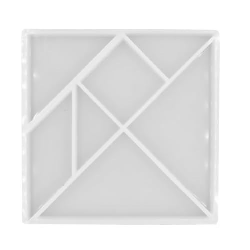 EPIGEIST 1Stück DIY Silikonform Tropfenförmig für Tangram Puzzle Umweltfreundliche Gießform für Bastelprojekte und Langlebig und Leicht zu Reinigen für Epoxidharz von EPIGEIST