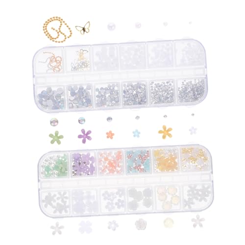 EPIGEIST 2 Boxen Nail Charms mit Perlen Schmetterling und Blumen Langlebige Nageldekorationen für Frauen Boxen Nail Art Charms Geeignet für Natürliche und Künstliche Nägel Vielseitige EPIGEIST 2 Boxen Nail Charms mit Perlen Schmetterling und Blumen Langlebige Nageldekorationen für Frauen Boxen Nail Art Charms Geeignet für Natürliche und Künstliche Nägel Vielseitige von EPIGEIST