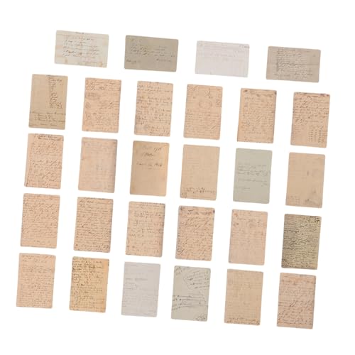 EPIGEIST 2 Packungen Mini Memo Karten Vintage Stil Collage Material Kleine Handliche Nachrichtenzettel Umweltfreundlich Langlebig für Büro Schule und Zuhause von EPIGEIST