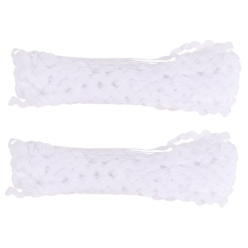 EPIGEIST 2 Rollen Breites Weißes Wellenband S Form Spitzenband für DIY Bekleidungszubehör Yards für Säume von Taillenbändern Röcken Schmuck und Kinderkleidung Strapazierfähig und Farbecht EPIGEIST 2 Rollen Breites Weißes Wellenband S Form Spitzenband für DIY Bekleidungszubehör Yards für Säume von Taillenbändern Röcken Schmuck und Kinderkleidung Strapazierfähig und Farbecht von EPIGEIST