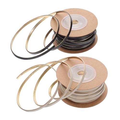 EPIGEIST 2 Rollen PU Kunstlederband Zweifarbiges DIY Geschenkband für Geschenkverpackung Dekoration Haaraccessoires und Bastelarbeiten EPIGEIST 2 Rollen PU Kunstlederband Zweifarbiges DIY Geschenkband für Geschenkverpackung Dekoration Haaraccessoires und Bastelarbeiten von EPIGEIST