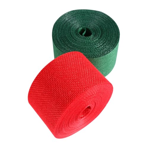 EPIGEIST 2 Rollen Teiliges Geschenkband Breit Lang Langlebiges DIY Juteband in Rot und Grün für Geschenkverpackung Weihnachtsdeko Hochzeit Basteln und Festliche Dekorationen EPIGEIST 2 Rollen Teiliges Geschenkband Breit Lang Langlebiges DIY Juteband in Rot und Grün für Geschenkverpackung Weihnachtsdeko Hochzeit Basteln und Festliche Dekorationen von EPIGEIST