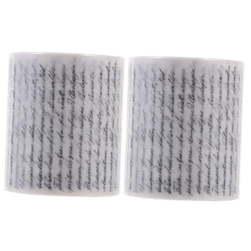 EPIGEIST 2 Rollen Vintage Washi Tape Breit Dekoratives Scrapbooking Klebeband mit Einzigartigem Gothic Muster Leichtes Vielseitiges Bastelband für DIY Journals Planer und EPIGEIST 2 Rollen Vintage Washi Tape Breit Dekoratives Scrapbooking Klebeband mit Einzigartigem Gothic Muster Leichtes Vielseitiges Bastelband für DIY Journals Planer und von EPIGEIST