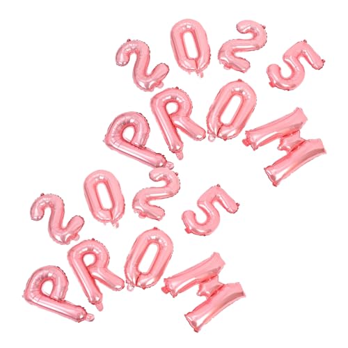 EPIGEIST 2 Sätze Abschluss Ballon Diplom-Ballon Herzlichen Glückwunsch Gradballons Dekorationen Abschluss Zubehör Grad Folienballon Grad Ballons Ballballon Aluminiumfolie Roségold von EPIGEIST