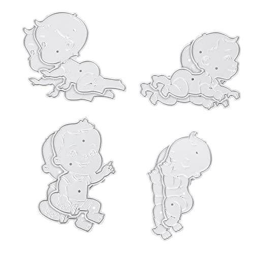 EPIGEIST 2 Sätze Teiliges Form Stanzformen Carbonstahl Präzise Diy Scrapbooking Stanzschablonen für Fotoalben und Karten Sicher und Handfreundlich für Kinderhandwerk und Kreative von EPIGEIST