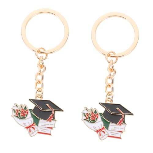 EPIGEIST 2 Stück Abschluss Schlüsselanhänger bag charm schülergeschenke Rucksackanhänger Geschenkidee Abschlusskappe Schlüsselketten Schlüsselbundkette ein Schlüsselbund Zinklegierung EPIGEIST 2 Stück Abschluss Schlüsselanhänger bag charm schülergeschenke Rucksackanhänger Geschenkidee Abschlusskappe Schlüsselketten Schlüsselbundkette ein Schlüsselbund Zinklegierung von EPIGEIST