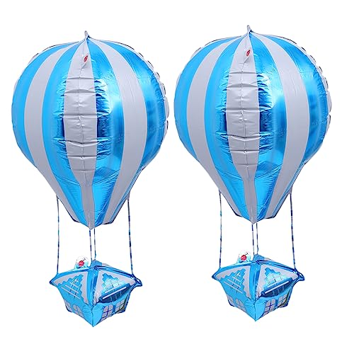 EPIGEIST 2 Stück Ballon Party Dekoration Für Luft Wiederverwendbar Blue Aluminiumfolie von EPIGEIST